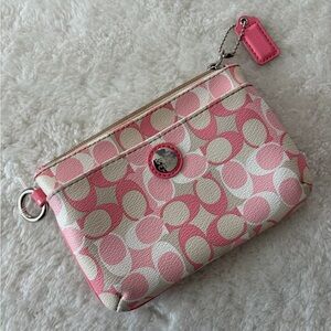Coach pink wallet